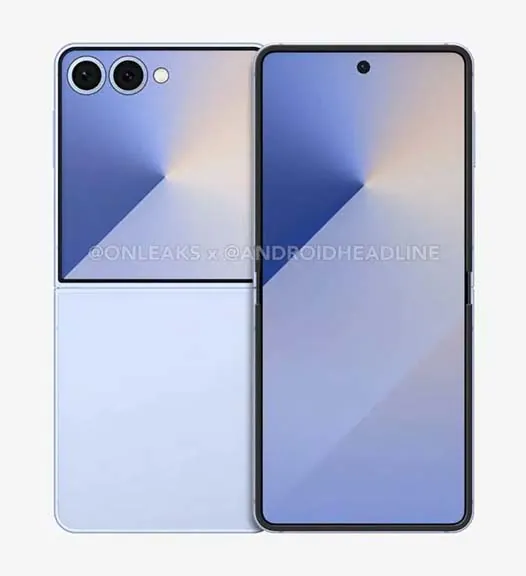 Samsung Galaxy Z Flip 7 рендер