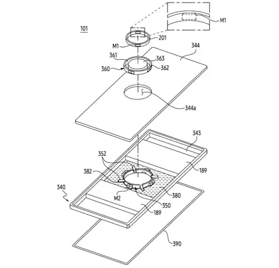 Samsung Galaxy Ring зарядка, патент
