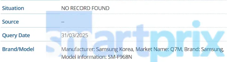 Samsung Tri-Fold SM-F9680