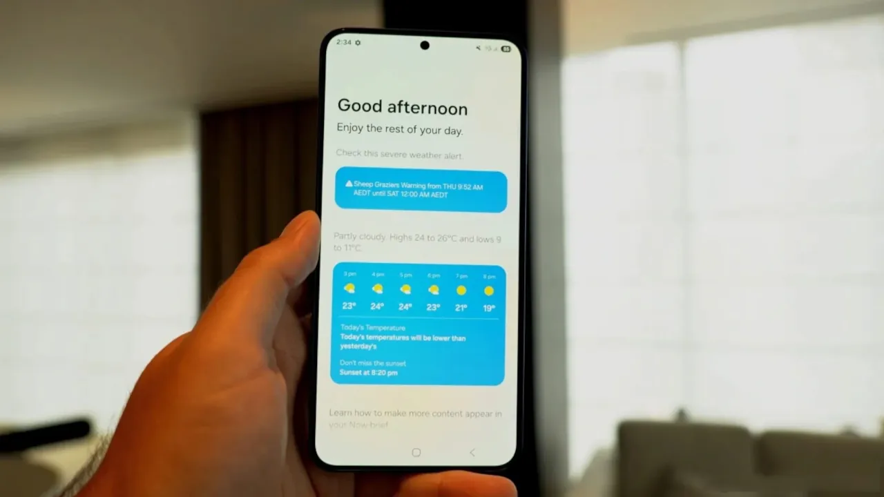 Now Brief в One UI 7: Samsung тестирует расширение функции