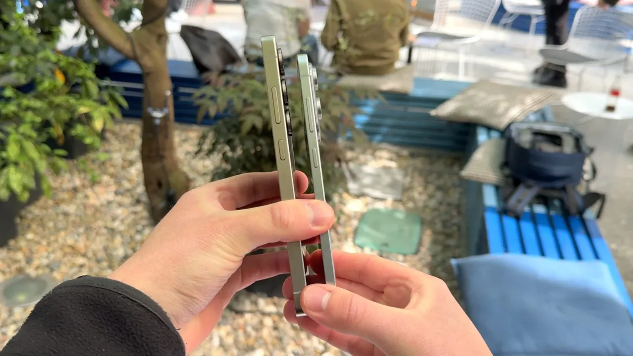 Galaxy S25 Edge против S25 Ultra толщина