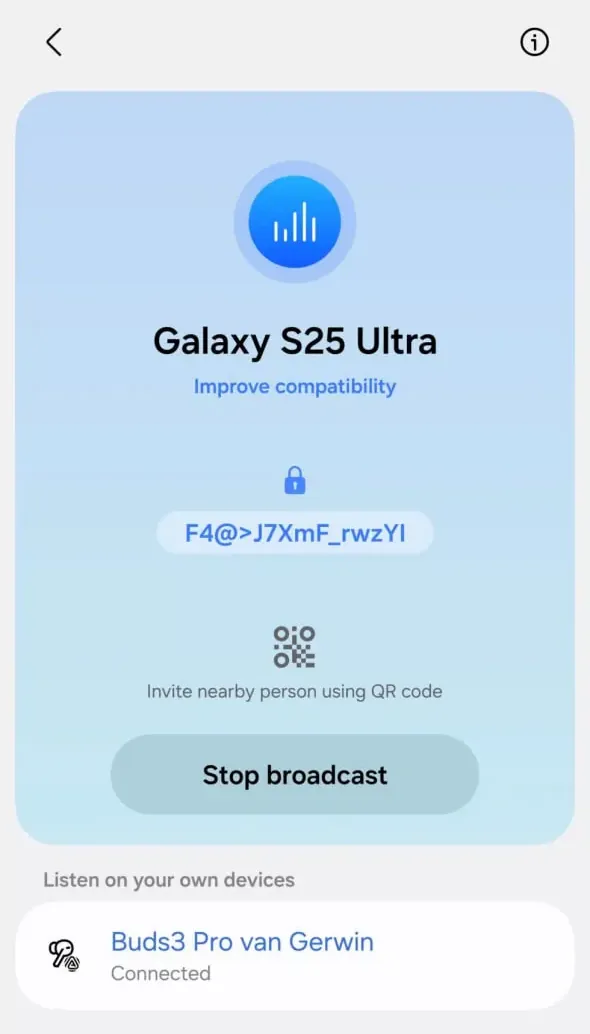 Samsung One UI 8 Auracast