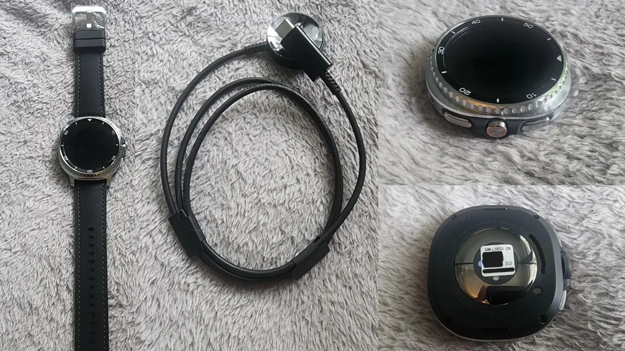 Samsung Galaxy Watch 8 прототип, кабель для беспроводной зарядки