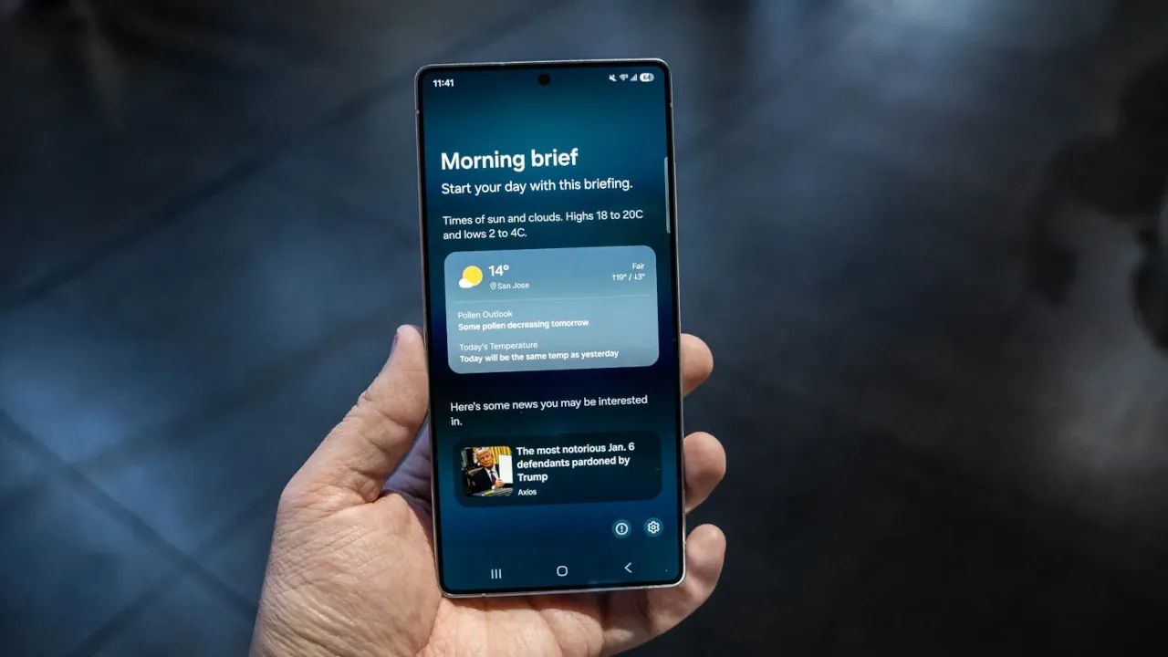 Samsung One UI 8: обновление улучшит функцию Now Brief
