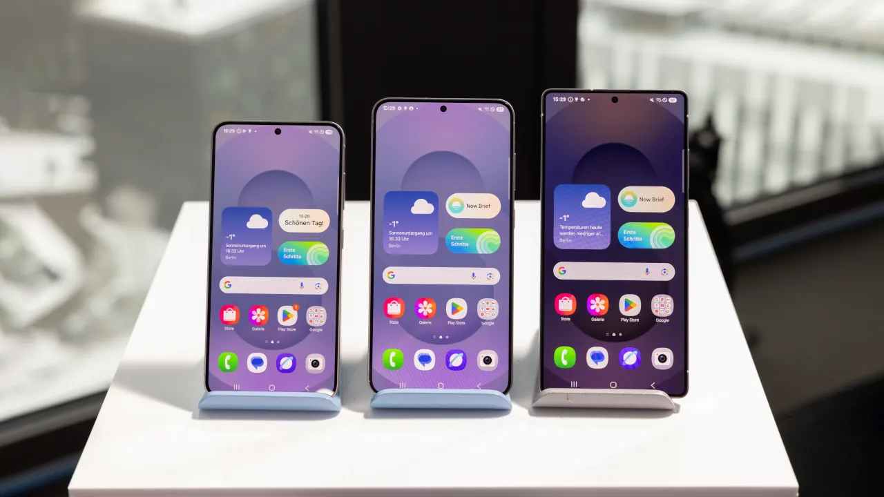 Серия Galaxy S26: размеры экранов и CoE OLED в модели Ultra