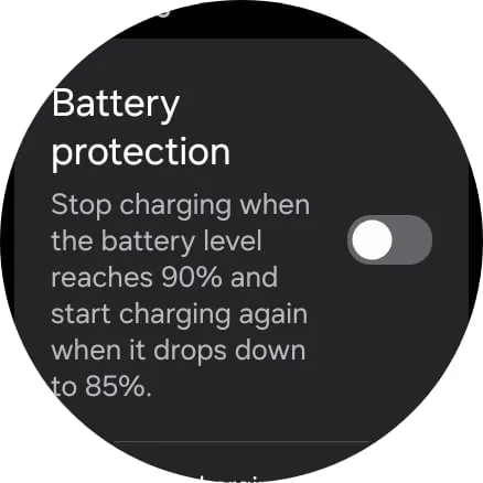 Samsung Galaxy Watch 8 Защита аккумулятора