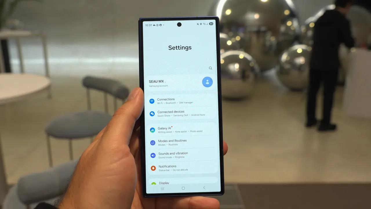 Samsung Galaxy Z Fold 7 настройки